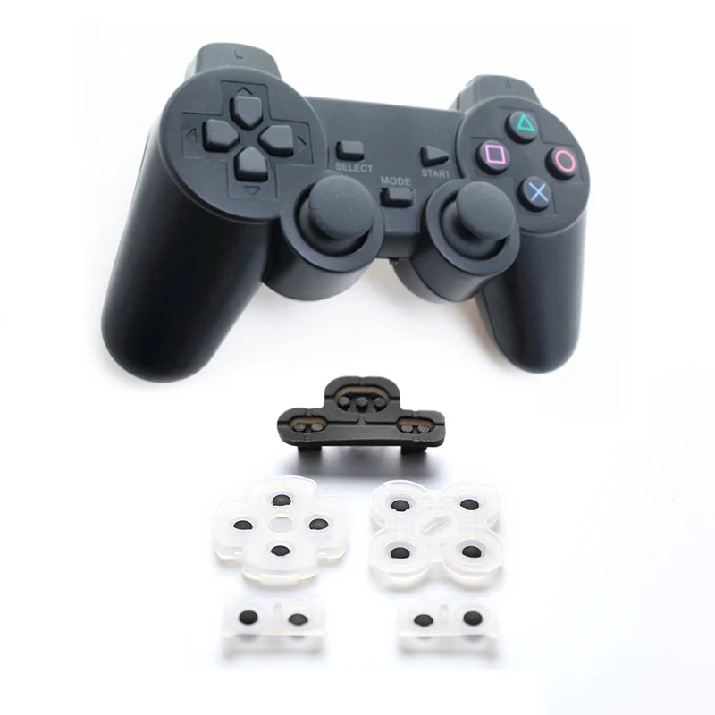 Ovládač vodivého gumového kontaktného podložky Tlačidlo Vodivé kremíkové tlačidlá pre PS4/PS3/PS2