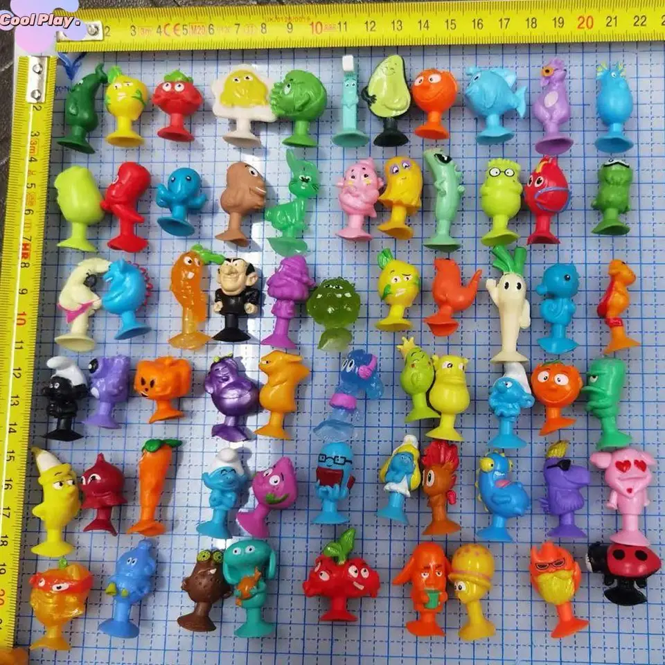 Ovocné minifigure mini prísavky Dolls Action Figure Capsule Hračky Zelenina Hračky Hračky Karika