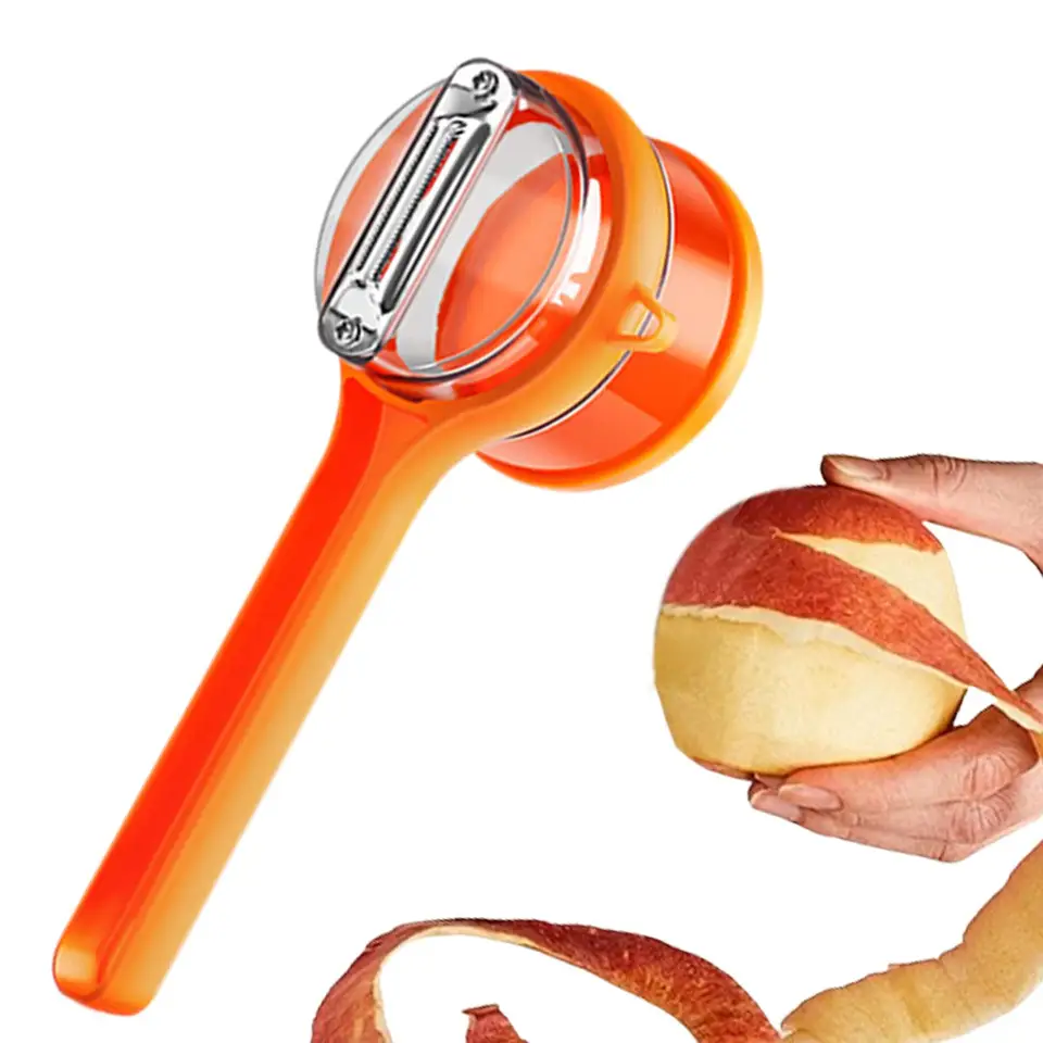 Ovocný šupka s úložnou skrinkou Multifunkcia Easy Lucking Dobrý robustný zemiakový plátok Nástroj pre uhorky kuchyňa mrkva zemiakové ovocie