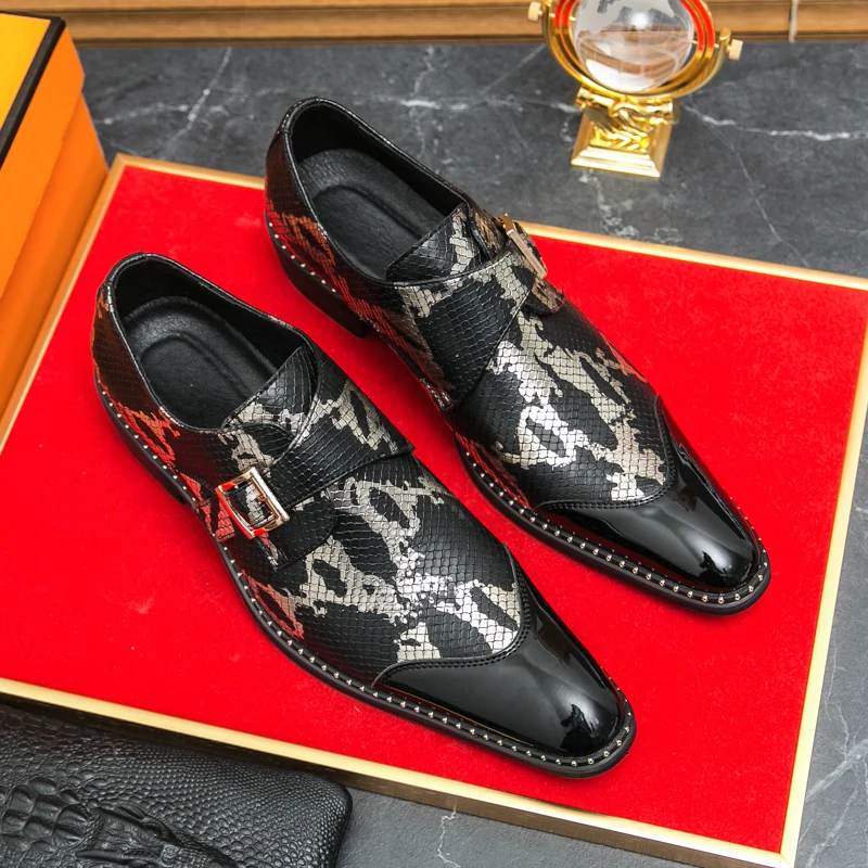 Oxford Dress Fashion Man Business topánky ručne vyrobené svadobné muža dizajnér formálne kožené topánky luxusné večierky promólové topánky