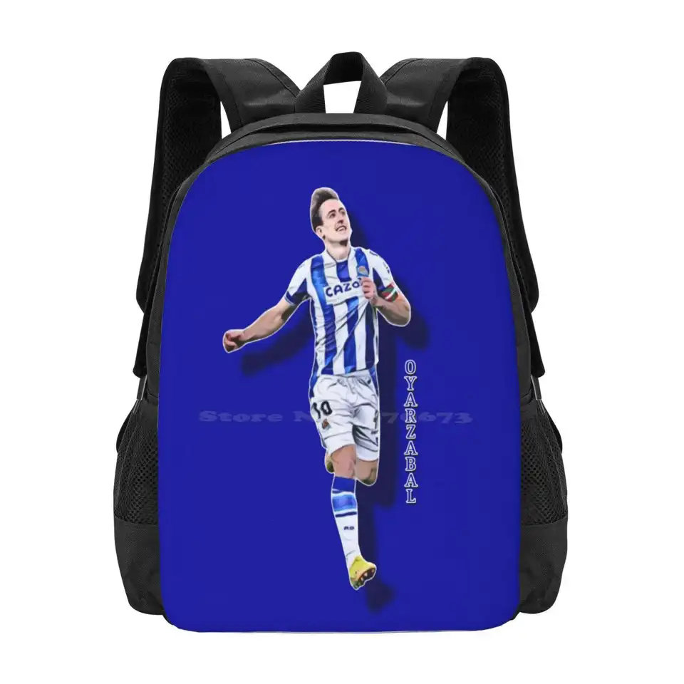 Oyarzabal - legenda Sociedad pri výrobe horúceho predaja Schoolback Batoh Batoh Módne tašky Mikel Oyarzabal Oyarzabal