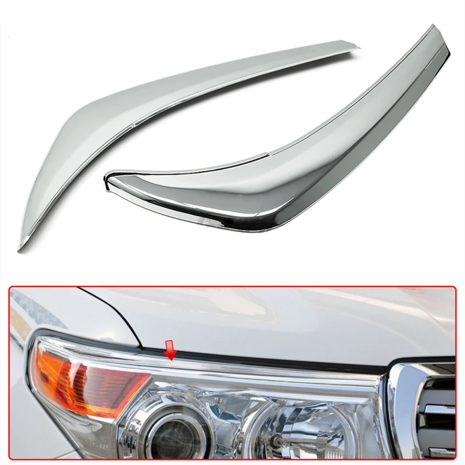 Ozdobné príslušenstvo pre obočie s svetlometom automobilu pre krajinu Toyota Land Cruiser 200 2012-2015
