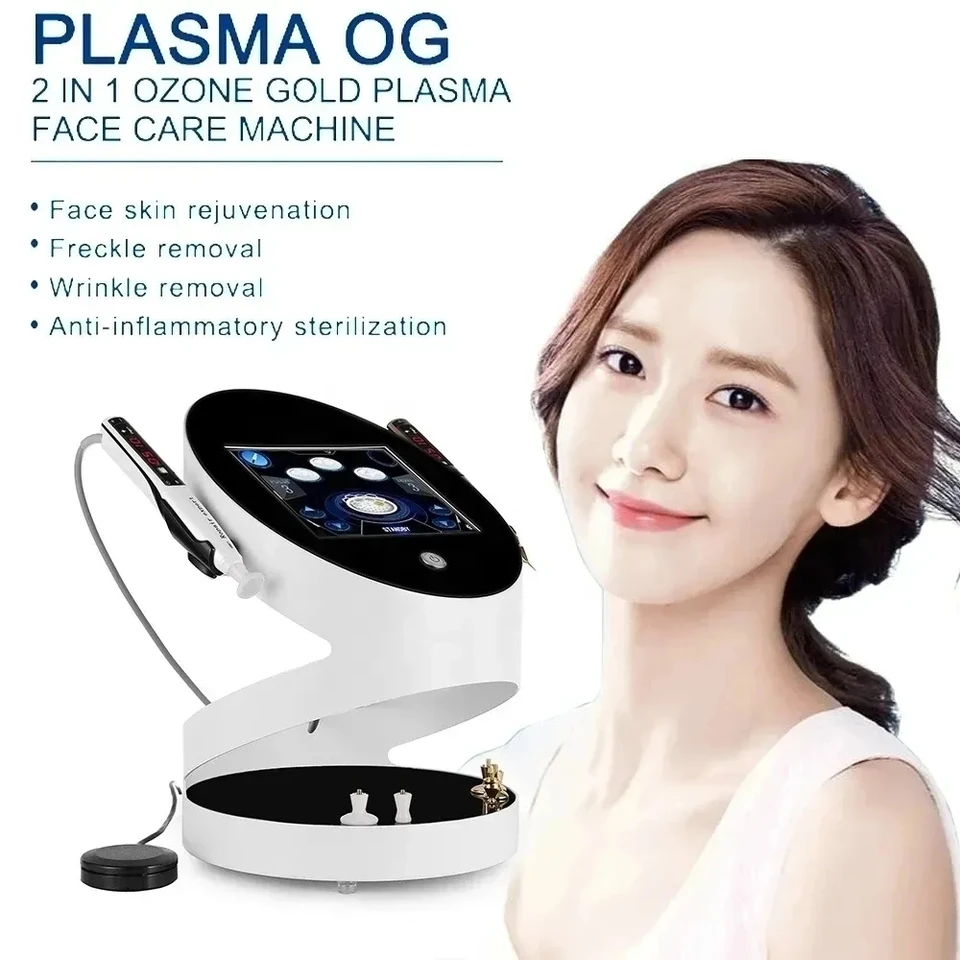 Ozónový plazmový stroj RF 2in1 Fibroblast Plazmové odstránenie vrások Odstránenie zvrhlí