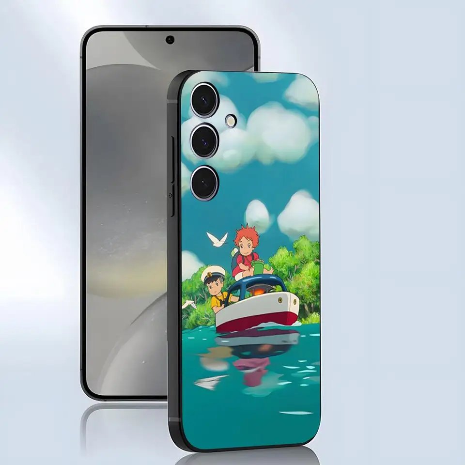 P-poníkový anime telefónny puzdro pre Samsung Galaxy S25 S24 S21 S22 Pro A55 A54 A53 A50 Plus A34 A32 A24 A23 Ultra Fe zadný kryt