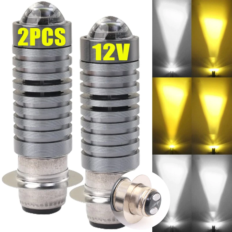 P15D H6 LED LED malé oceľové delo reflektory hliníkové motocykle Spotlighty Elektrické vozidlá svetlomety s vysokým jasom