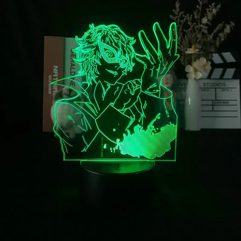 P5 Joker 3D anime lampy nočné svetlá farebné darčeky narodenín pre priateľov