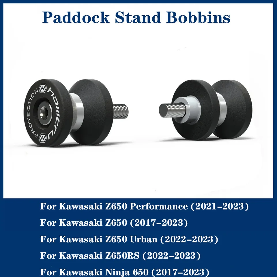 Paddock stojany pre stánky pre Kawasaki Z650 Z650RS Ninja650 VERSYS 650 2015-2023 SWICKRES SLOW SLIDER M8