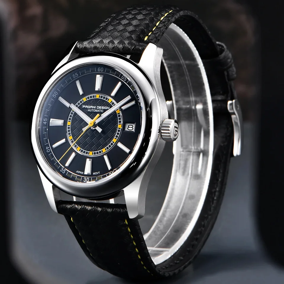 Pagani Design Men's Watches Luxusné automatické hodinky Men Japan NH35 Mechancial Watch Watch Watch 100 me