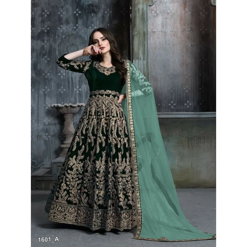 Pakistanský etnický anarkali šaty indický bollywood dizajnér Salwar Kameez obleky