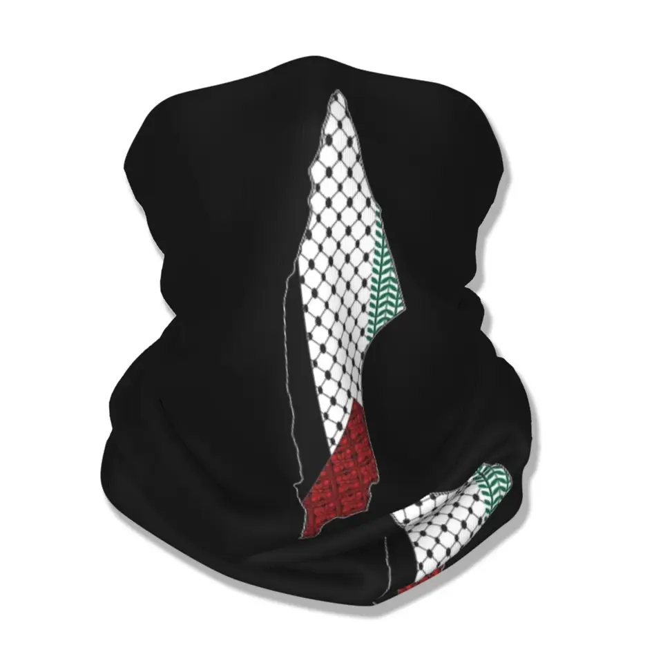 Palestína kufiya hatta keffiyeh bandana krk gaiter tlačený palestínový arabský zábal šatky Viacnásobné použitie balaclava rybárske unisex dospelých