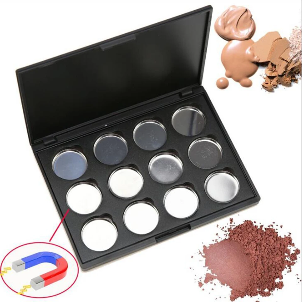 Paleta make -upu z magnetického očného tieňa prázdna obal