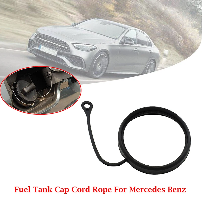 Palivová nádržový kryt šnúra proti lost-lost Line lano prsteň lana plastová čierna pre Mercedes Benz W211 W212 W220 W221 #A2214700605