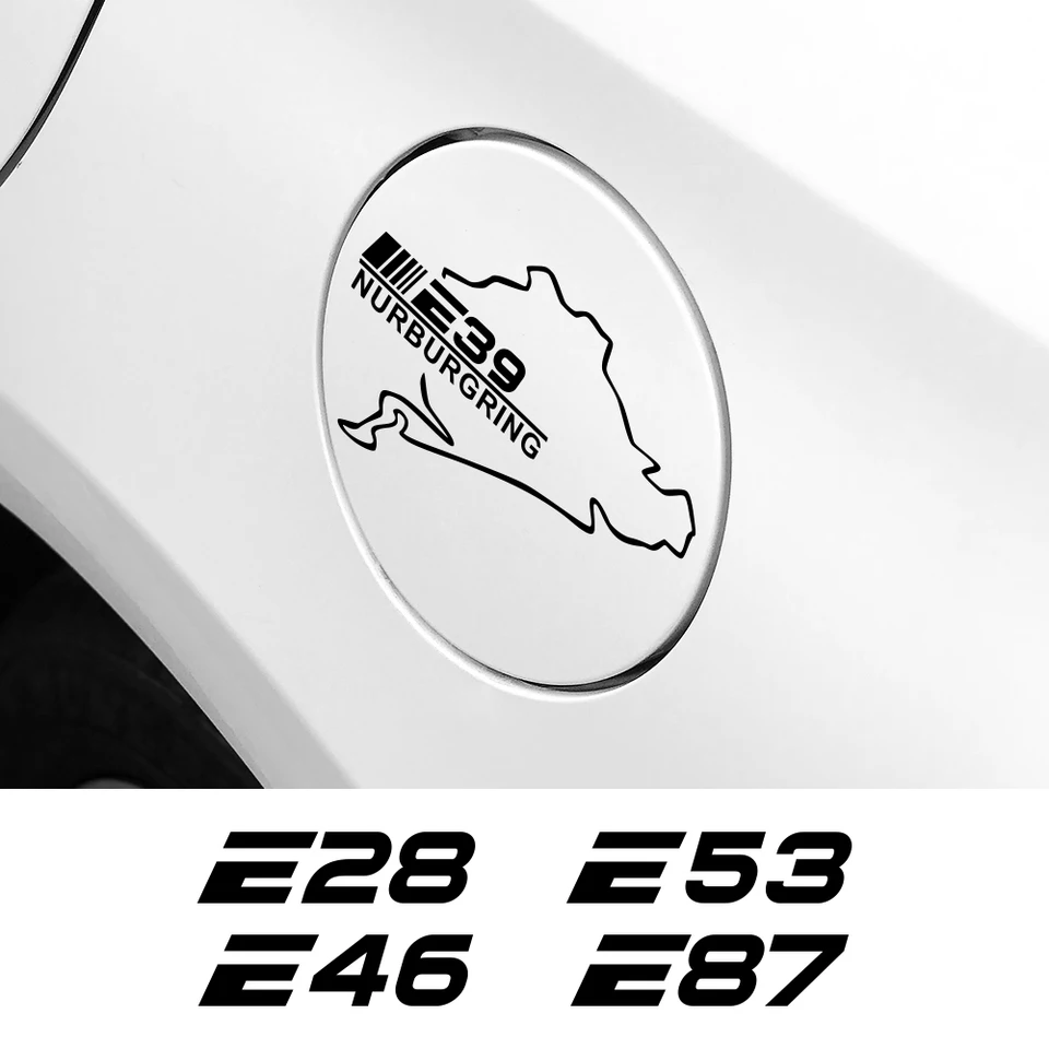 Palivový nálepkový nálepkový nálepkový nálepkový príslušenstvo Exteriérový dekor pre BMW E46 E90 E60 E39 E36 E92 E87 E70 E91 E53 E30 E34 E83 E61 E28 E28 E62 E93