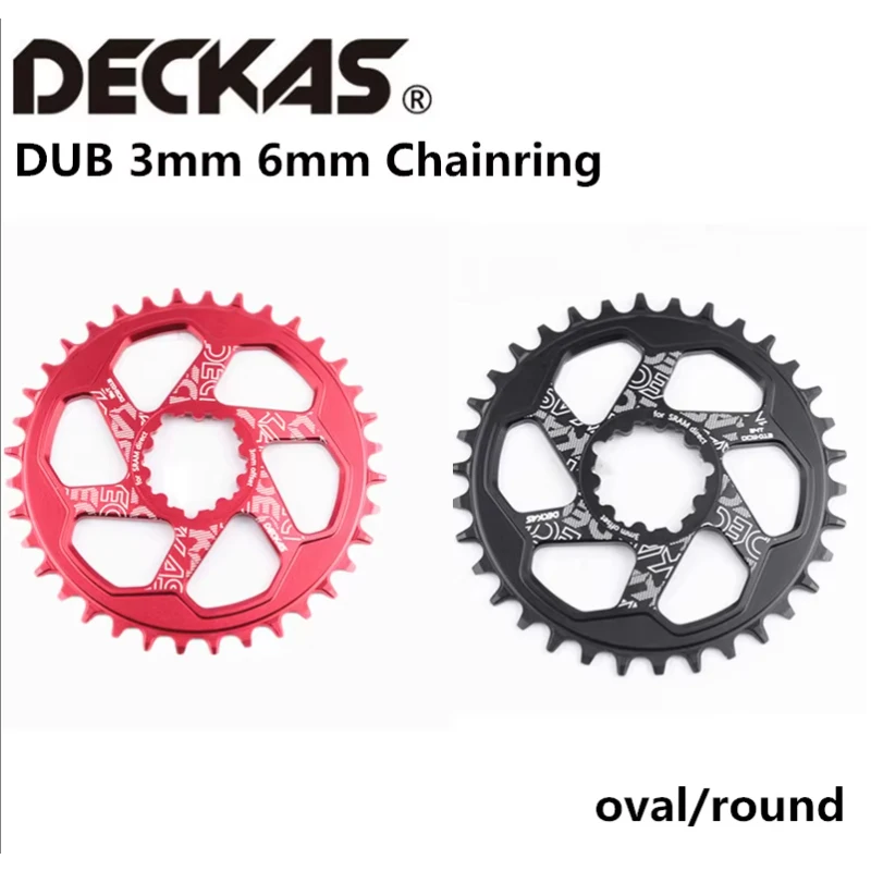 Palubné kľuky Crankset Bicykel Crown Crown Hliníková zliatina 3 mm 6 mm Ons Aund Round Oval Raisring pre SRAM SX NX GX X01 XX1 MTB Crankset