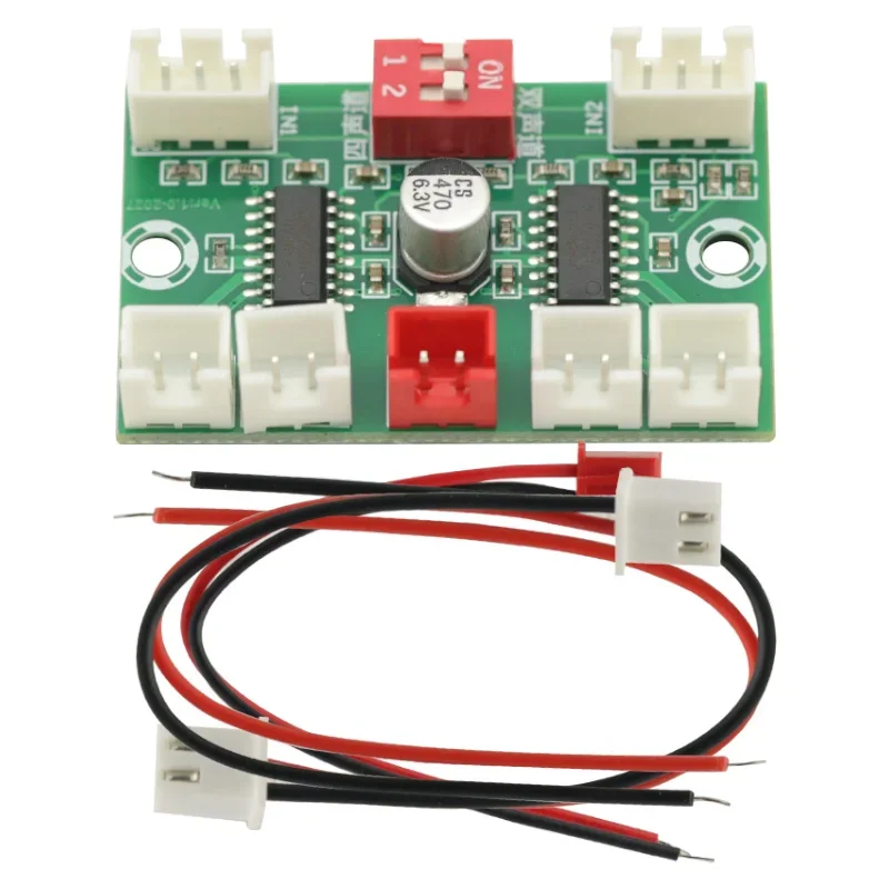 PAM8403 4*3W 4 kanály Mini digitálny zvukový zosilňovač DIY Modul USB 5V Small Stereo AMP zosilňovacia doska