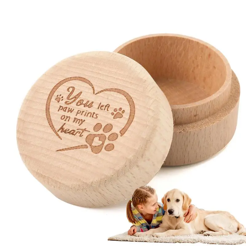 Pamätný box na stratu Pes Dog Cat Hair Ashes Cany