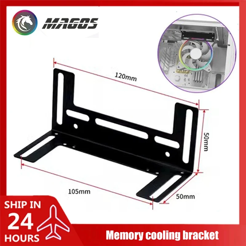 Pamäť z puzdra 120 mm chladiace ventilátor podpory RAM Modul prekrývajúceho chladiča