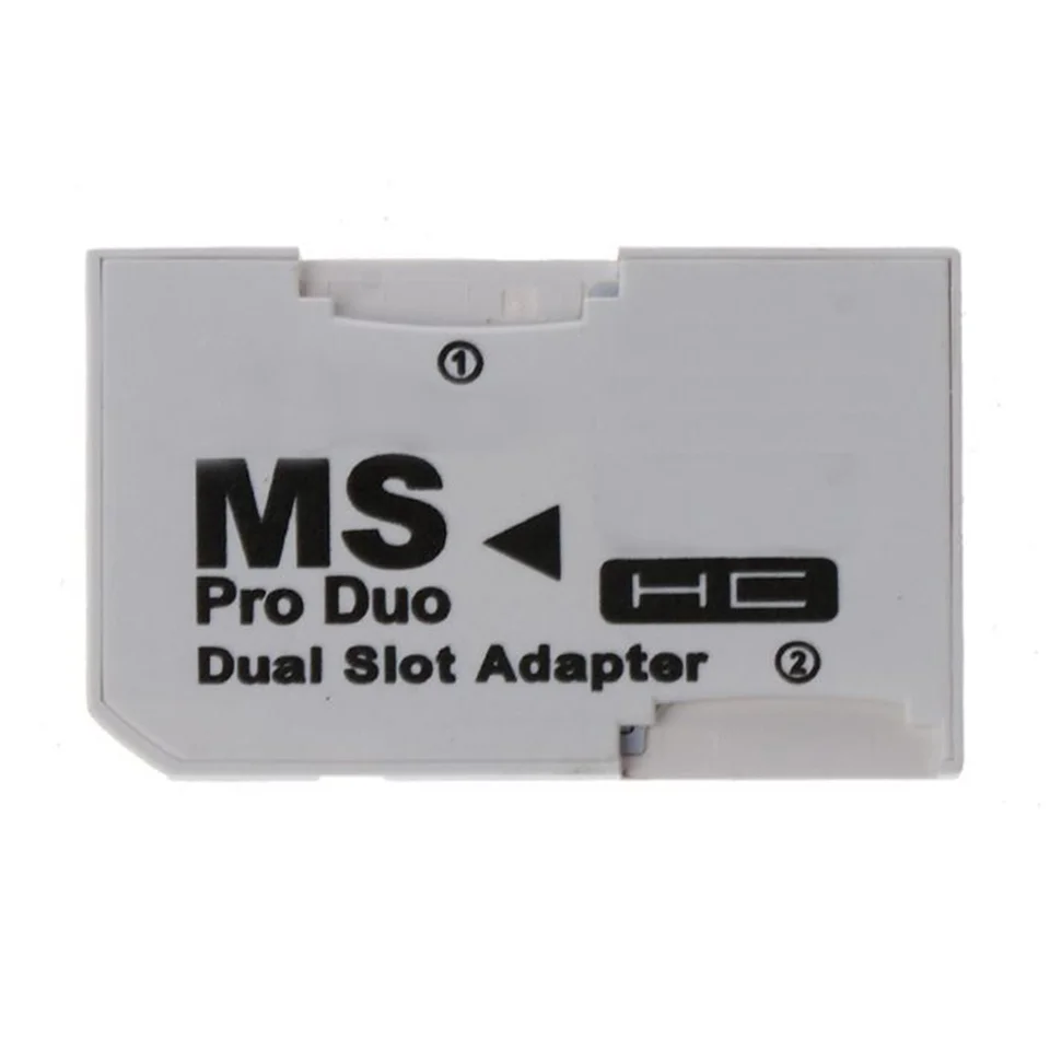 Pamäťová Stick Pro Duo čítačka kariet Micro-SD TF na MS Pro Card Adapter Single Dual Slots pre Sony PSP GamePad pre kartu PSP