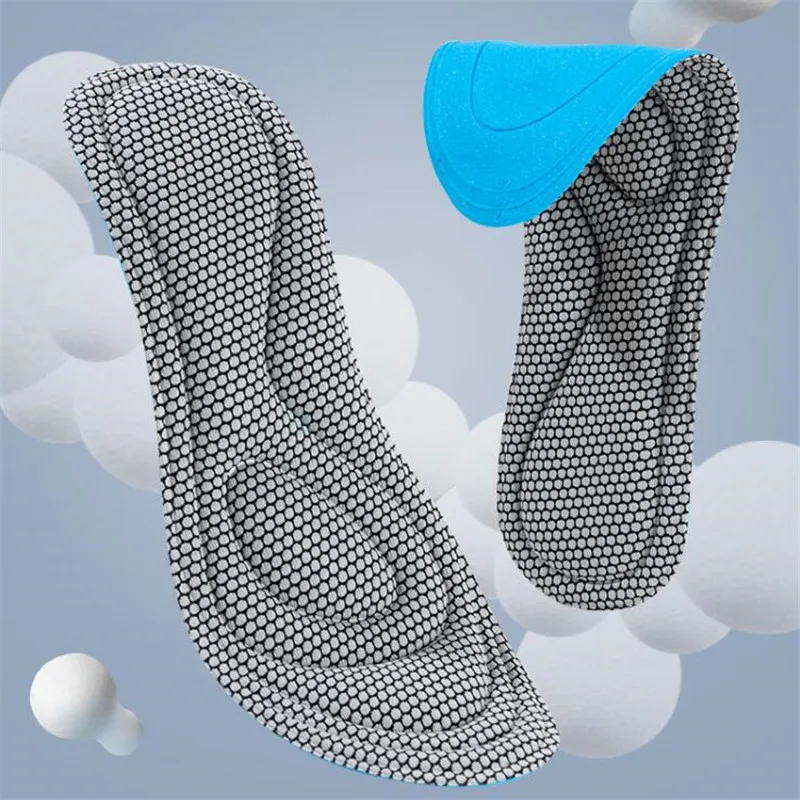 Pamäťové penové vložky pre topánky Men Men Ženy Nano antibakteriálne masáž Športové stielky Feet Orthopedic topánky