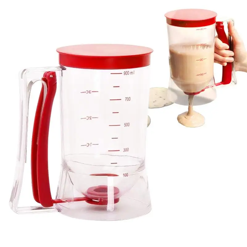 Pancake Mix DispenSer Handheld Cupcakes Cup Cup 900 ml na pečivo