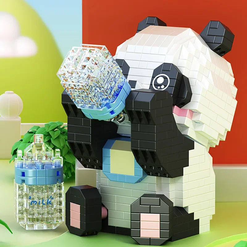 Panda čínske stavebné bloky