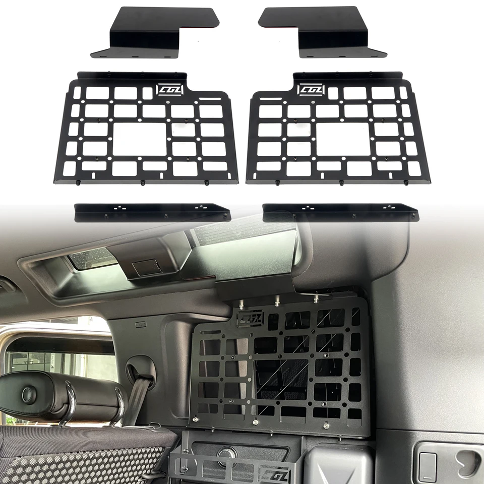 Panel CGZ Molle pre Land Rover Defender L663 2020-2023 Hliník Čierny kmeň Molle Molle