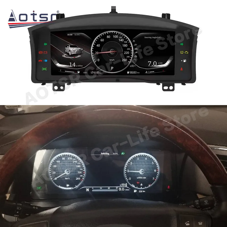 Panel na prístrojový merač rýchlosti pre Lexus LX570 2007 2008 2009 2010 2012 2012 2013 2014 2015