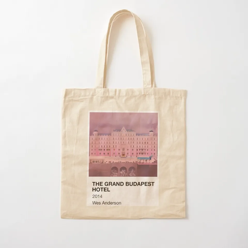 Pantone Grand Budapest Hotel Tote Bag Opre použiteľná nákupná taška Sacs de nákupná žena nákupná taška plátno tote