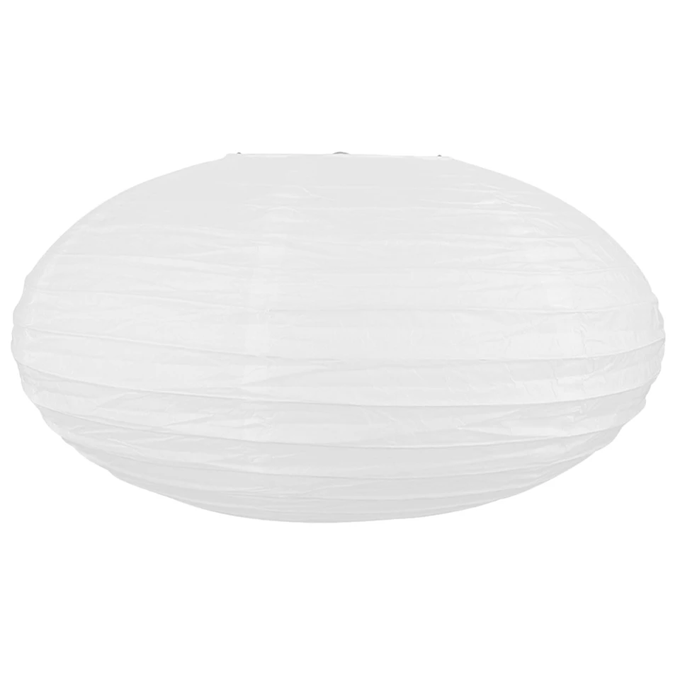 Papierová lampa okrúhla biela skladacia lampa tieň odtieň Čínske tradičné slávnostné lampa ornament Svetelný kryt prívesok domov