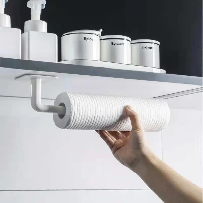 Papierové utierka Držiteľ nástenné háčiky kuchynské skladovanie organizátor Gadget Set Tools Nástroje skrinka