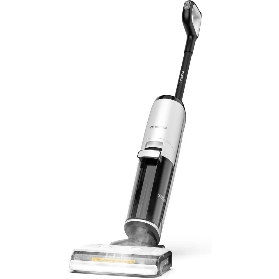 Parný bezdrôtový suchý suchý vákuum parný mop all-in-one, lepkavý neporiadok čistenie na tvrdých podlahách, samočistiace sa, čistenie okrajov