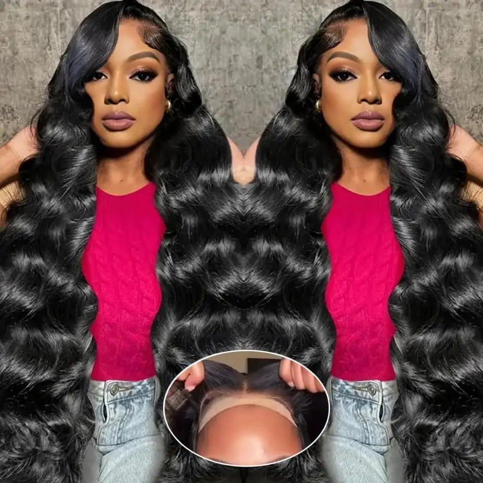 Parochne Wigs Wigs Lace Čelná parochňa 4x4 bez glueless 5x5 ľudských vlasov 30 32 palcov 100% prírodné vopred čipky predné parochne pre ženy