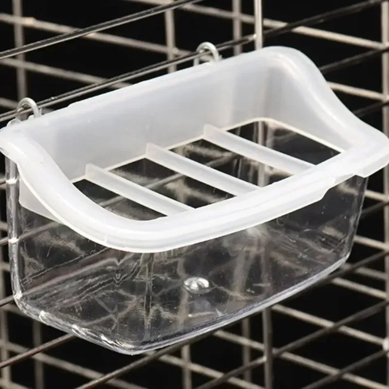 Parrot kŕmenie Parrot Parrot Stried Box Cage príslušenstvo závesný kŕmny kŕmny kŕmny pre vtáčie potraviny voliéru a pole s dodávkami vtákov s mriežkou