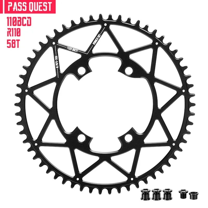 Pass Quest Reining 110 BCD Hollow for Shimano 105 R7000 R8000 R9100 36T 38T 40T 44T 46T 48T 50T 52T 54 56 58t