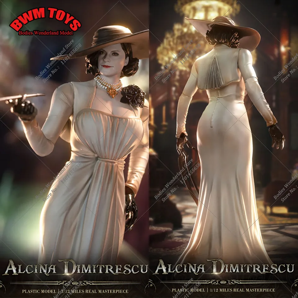 Patriot Studio 1/12 Classic Classic Vampire Countess Alcina ženský vojakový figúrka modela s modelom živicového oblečenia