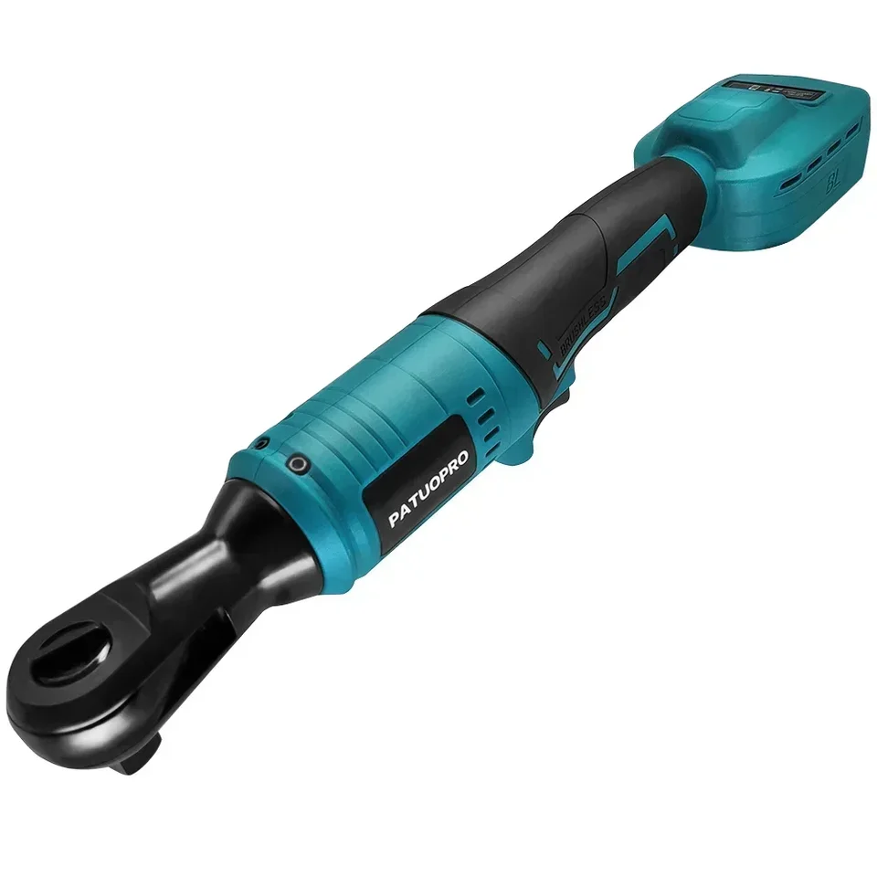 Patuopro 300N.m bez kefy Rathet Wrench Wrencless Demand Wrench Demand Wrench Demand Screp Nut Opravy vozidla Nástroj na opravu automobilu pre batériu Makita 18V (bez batérie)