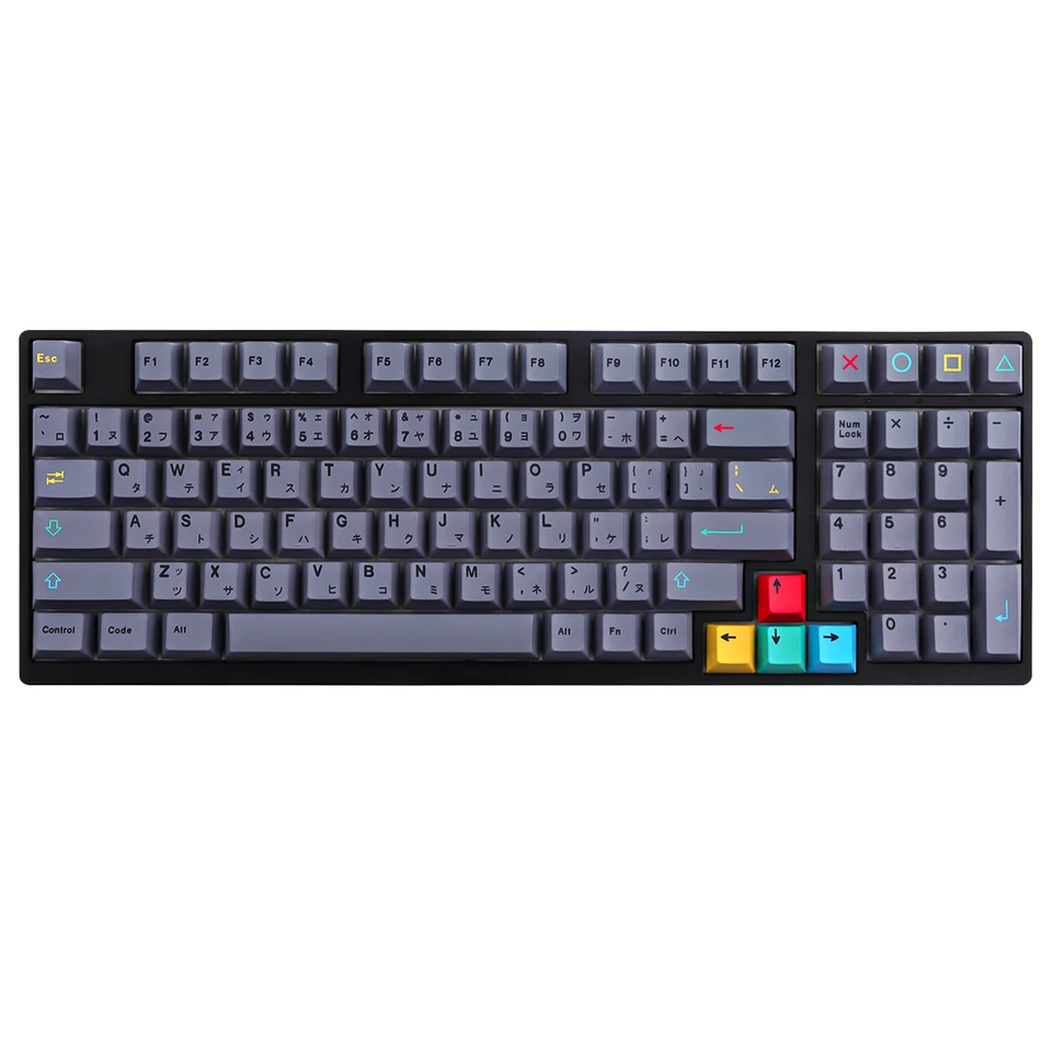 PBT KeyCap 129 Klávesy Čerešňový profil farbiva Personalizovaný GMK DualShot Keycaps pre mechanickú klávesnicu