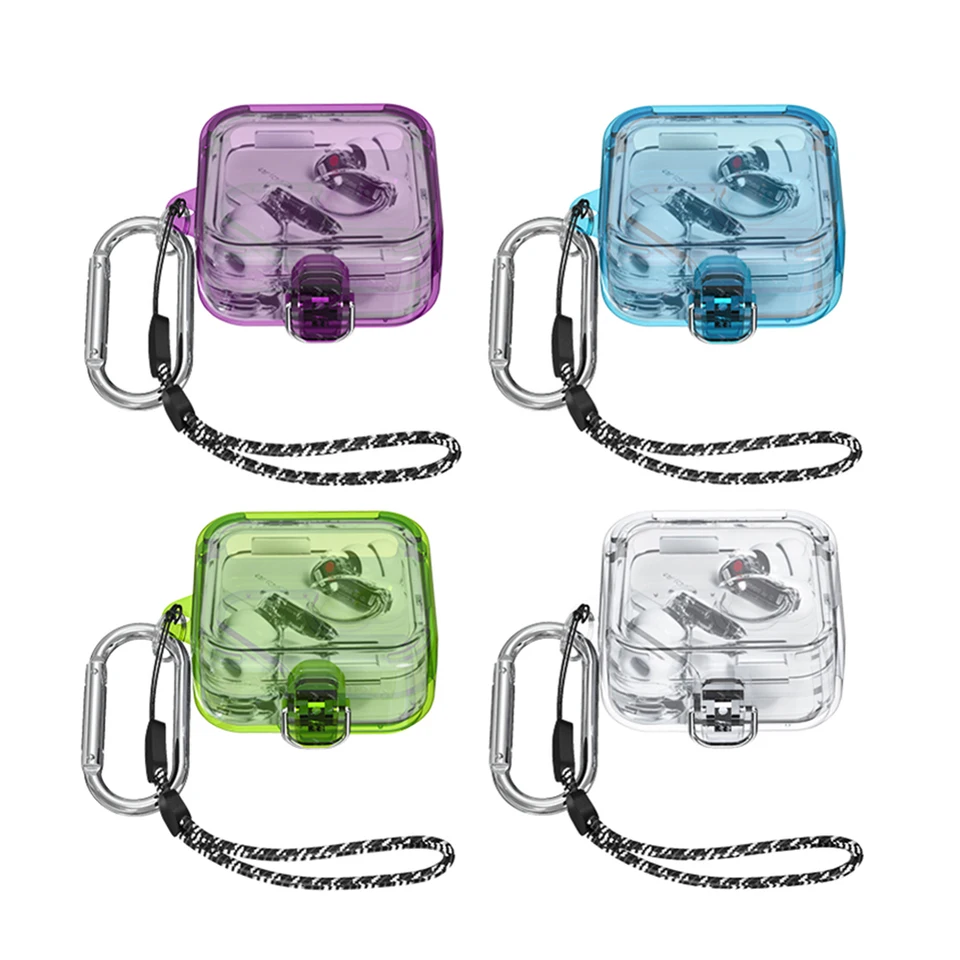 PC bezdrôtové slúchadlá kryt Clear Candy Color Headset Cover Puzdroch s vodnou ochranou vodotesnej ochrany pre nič pre ucho 2