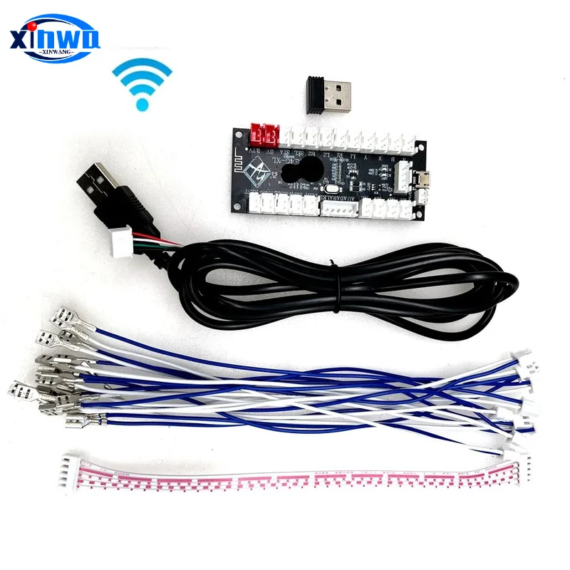 PC PS3 Android Encoder USB Wireless Connect nulové oneskorenie boja proti hre ovládač Joystick Board Cable DIY Arcade Machine Neo Geo