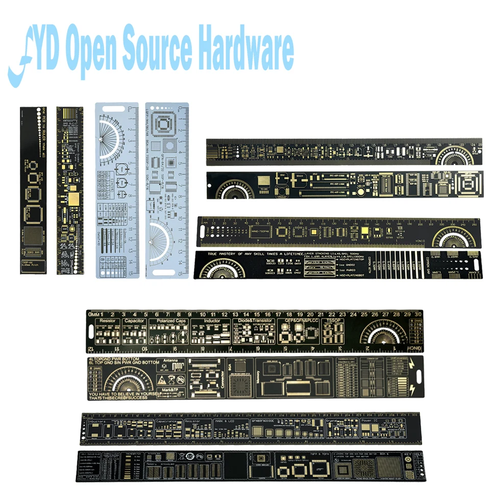 PCB Referenčný pravítko V2 - 6 