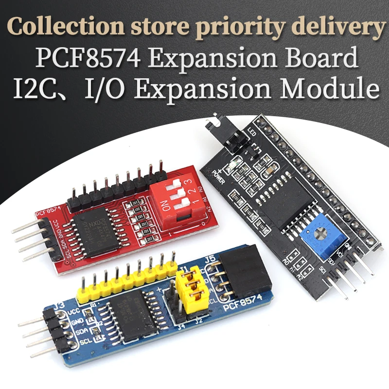 PCF8574 PCF8574T I/O For IIC I2C TWI SPI Serial Interface Board Port LCD1602 LCD2004 Adapter Plate LCD Adapter Converter Modul