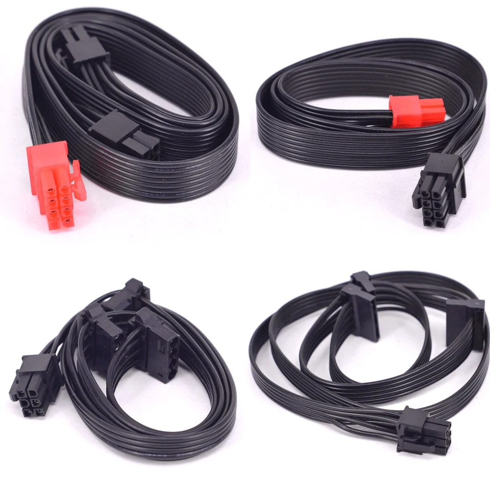 PCIe 6pin 1 až 3 IDE SATA Cable PCI Express GPU 8pin na 2 port 6+2pin pre TT Thermaltake Toughwpower 1000W 1200W 1500W