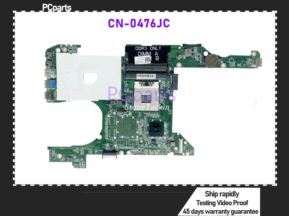 PCPARTS FRU CN-0JK5GY pre Dell Vostro 3460 V3460 LAPTOP Základná doska DA0V08MB6D1 SLJ8C HM77 RAM DDR3 100% testovaná