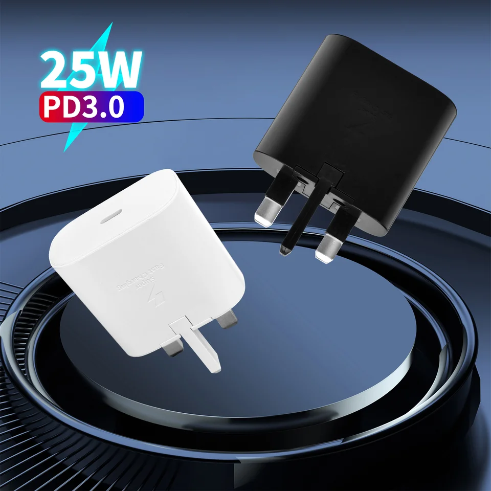 PD 25W Typ C Rýchly nabíjačka pre Samsung