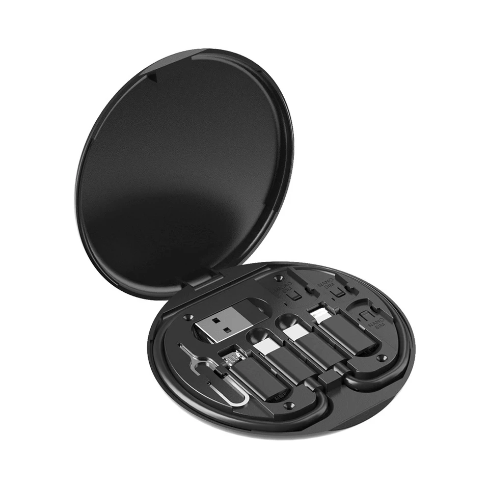 PD 60W Multifunkčný USB Type C Dátový kábel Set rýchle nabíjanie pre iPhone Xiaomi nabíjačka na nabíjačku adaptéra PIN