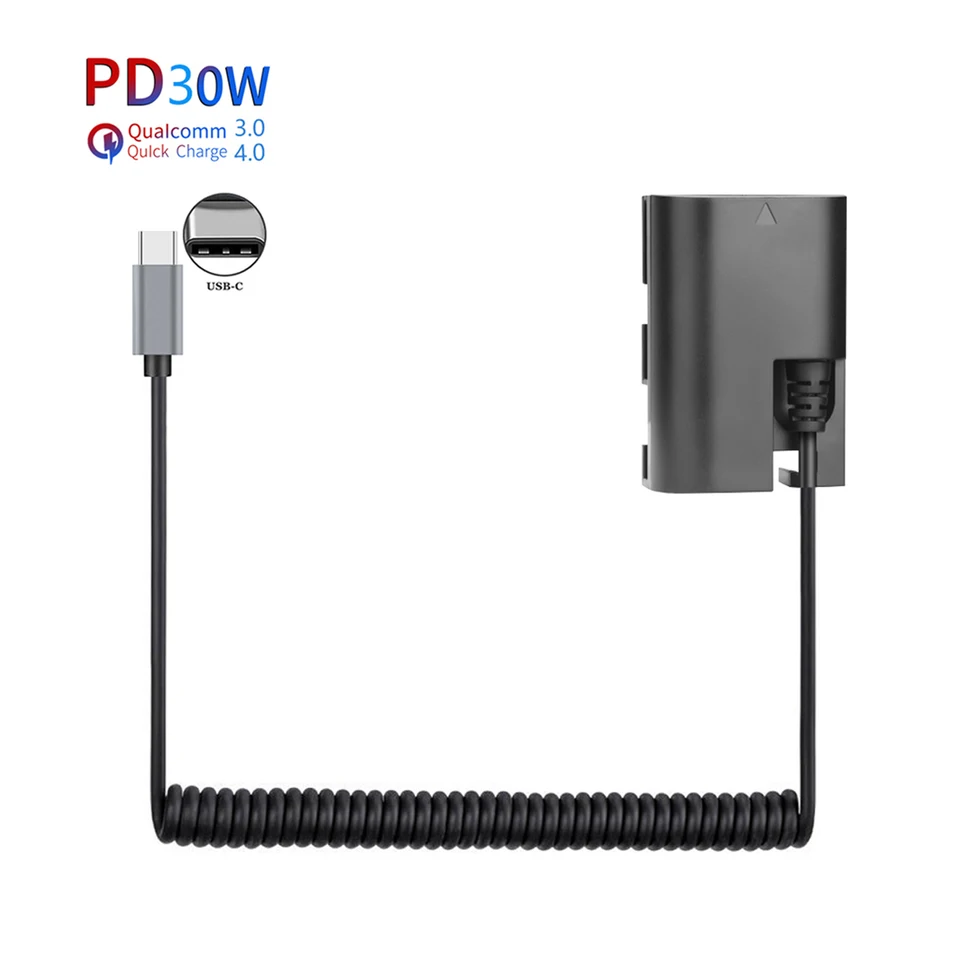 PD USB-C LP-E6 LP-E6N DUM) DUM DC DC Power AC adaptér pre Canon EOS 5D 6D 7D 60D 70D 80D 90D Mark III III III IV 5DS R Camera