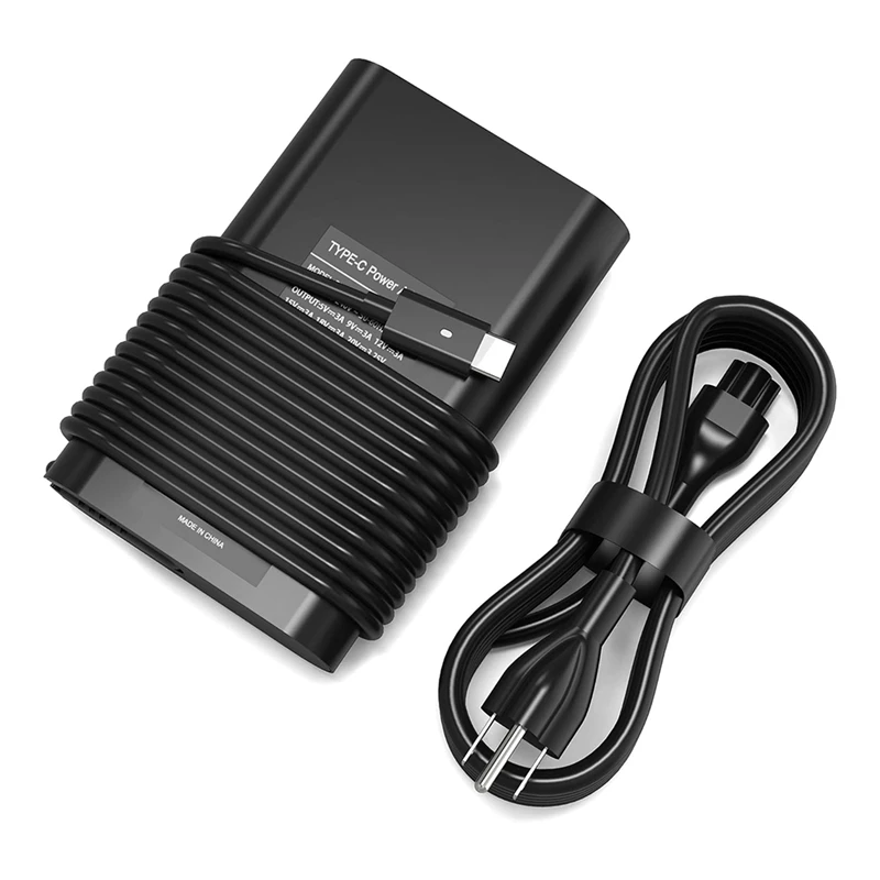 PD65W Adaptér notebooku nabíjačky pre nabíjačku Dell USB C na 5420 5520 5320 5430 7390 7320 7400, Chromebook 3100 XPS US
