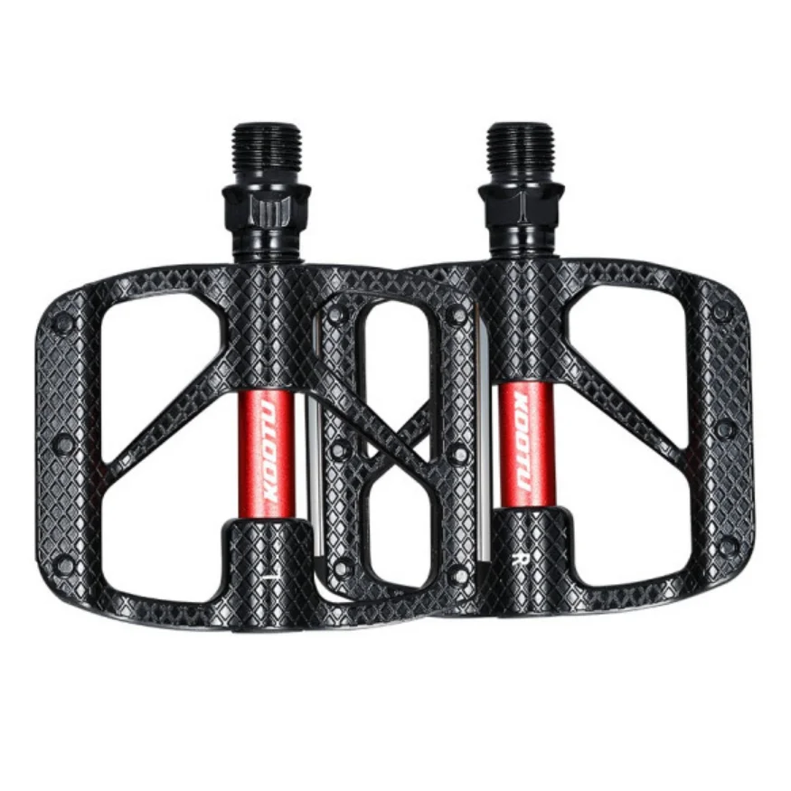 Pedále na horských bicykloch CNC so svetelnými reflektormi, bicyklami, doplnkami, pedálmi BMX, 9/16 univerzálnych pedálov