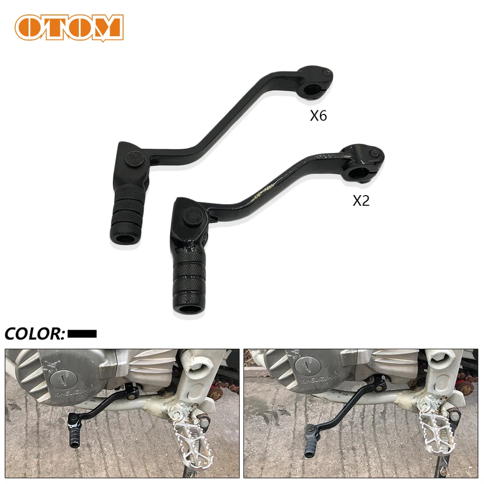 Pedálová páka pre pedál pre motocyklovú radu pre kayo bosuer bse honda cb xr230 Yamaha Loncin Motocross Enduro Anti-Drop Skladacie prevodovky