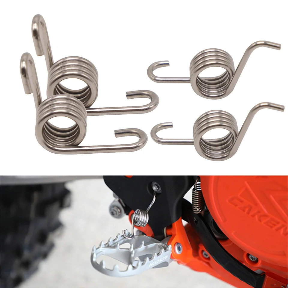 Pedály Foot REST Footpegs pružiny pre KTM SX SX-F exp-f xc xc-f xc-w xcf-w 68 85 125 150 200 250 300 300 350 450 500 1998-2023